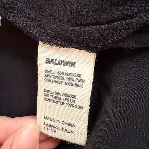 Baldwin Silk & Linen Blend Top - Picture 2 of 5